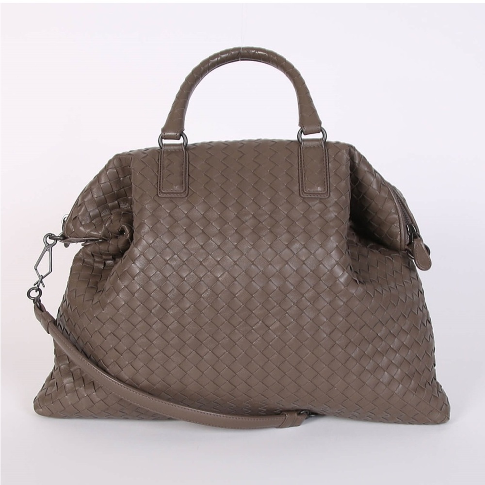 🇪🇸🧋Bottega Veneta Intrecciato Maxi Convertible Woven Leather Large Tote Bag